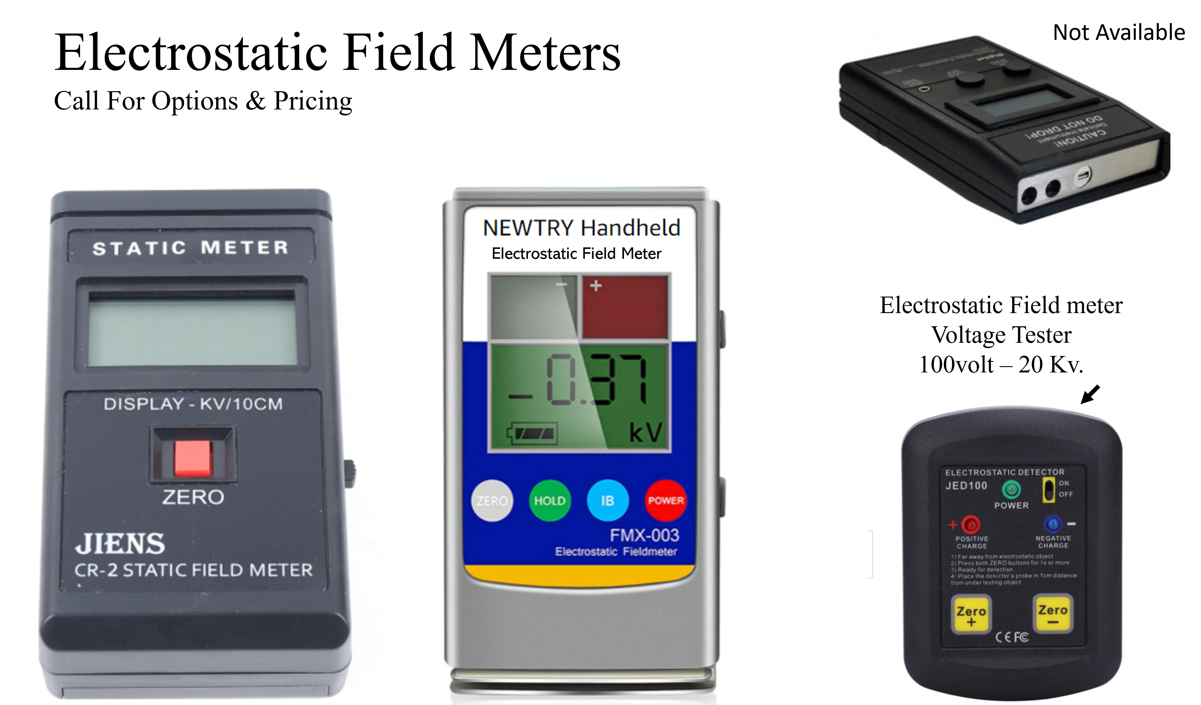 Mixed Static Field Meters